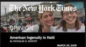 Haiti-SOIL Program Covered by The New York Times